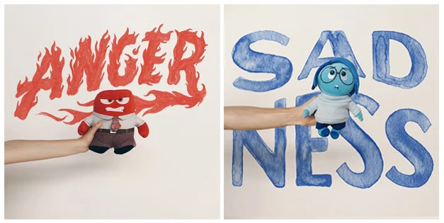 Lettering and images by Sean Tulgetske , inspired by Pixar's Inside Out.