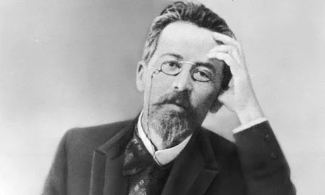 Anton Chekhov, looking a bit stressed.