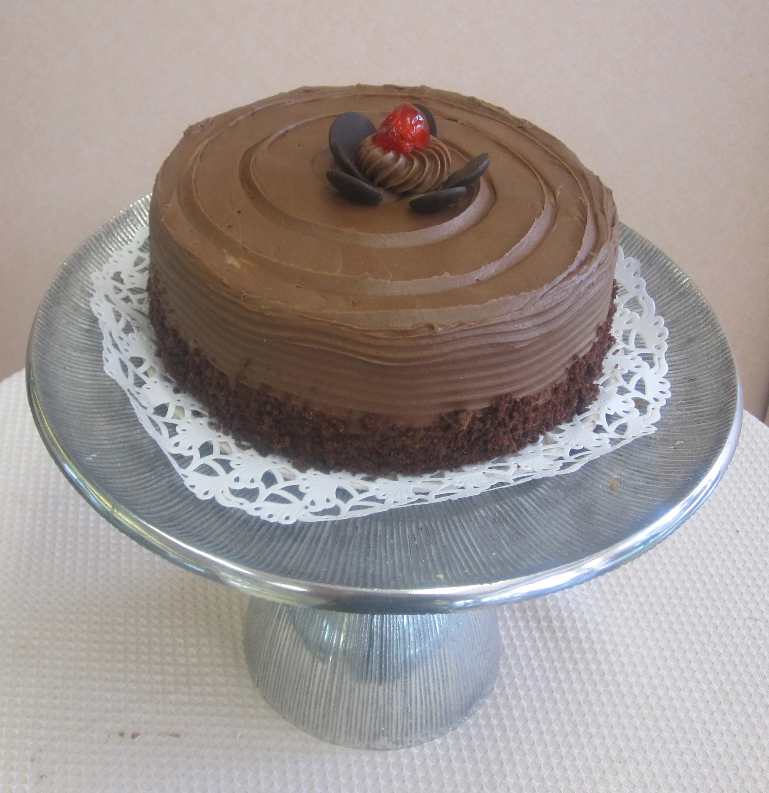 Chocolate Fudge with Chocolate Cake