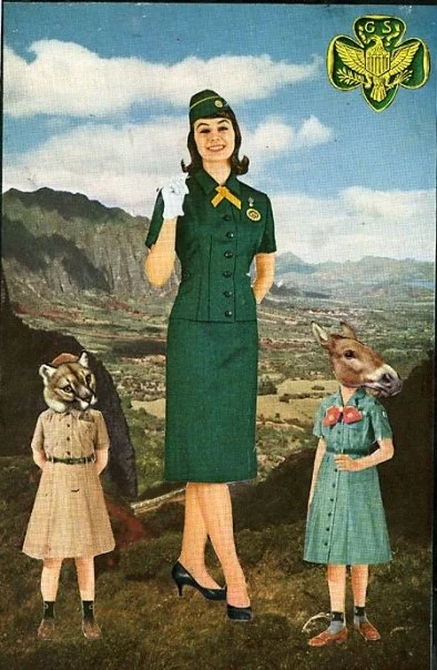 The Girl Scouts of America (Physical Collage - 2007)