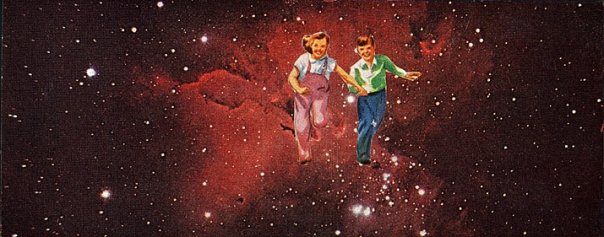 We spent most of our childhood in space (Physical Collage - 2007)