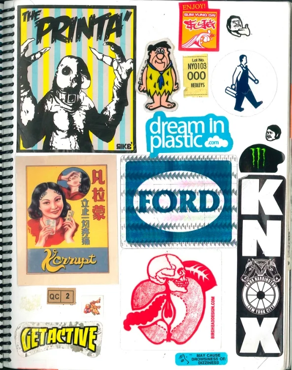 Page #1 - Sticker Collection (Morgan Jesse Lappin)