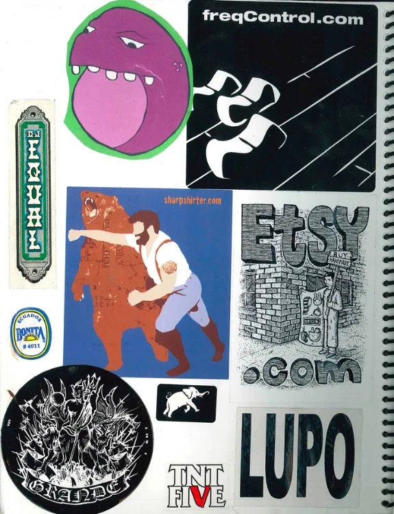 Page #2 - Sticker Collection (Morgan Jesse Lappin)