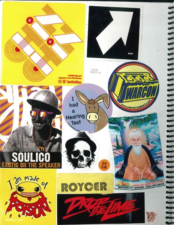 Page #4 - Sticker Collection (Morgan Jesse Lappin)