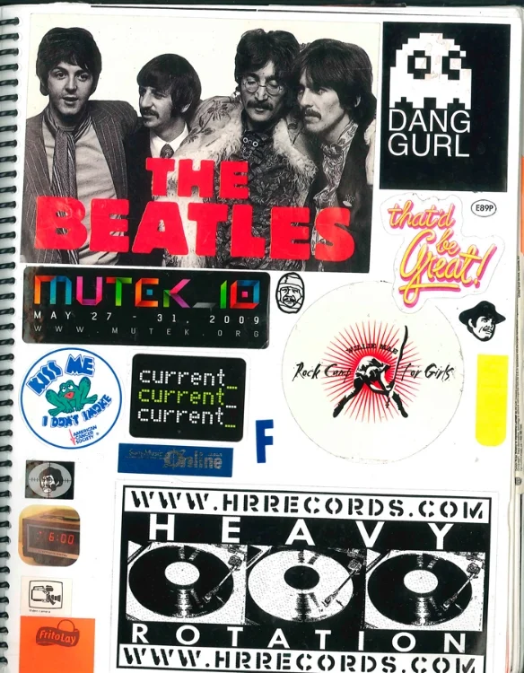 Page #3 - Sticker Collection (Morgan Jesse Lappin)