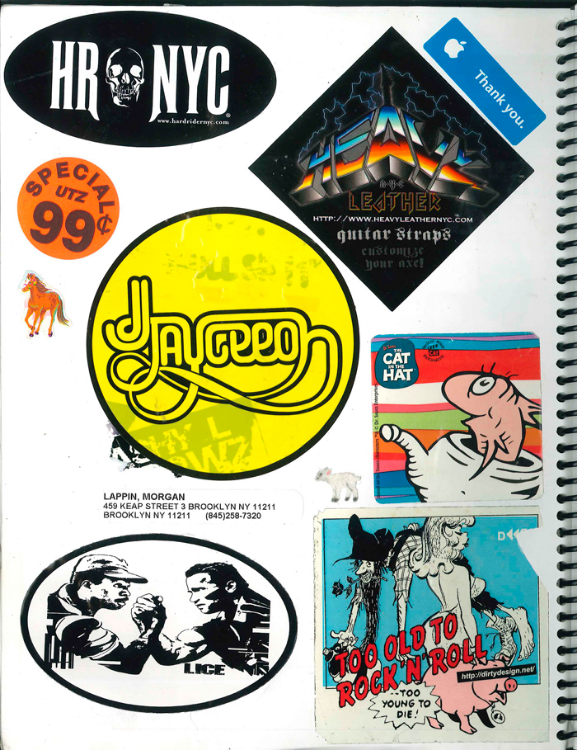 Page #6 - Sticker Collection (Morgan Jesse Lappin)