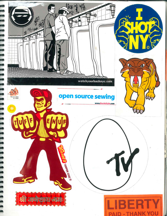 Page #7 - Sticker Collection (Morgan Jesse Lappin)