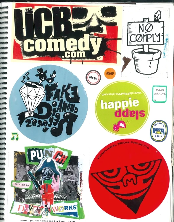 Page #9 - Sticker Collection (Morgan Jesse Lappin)