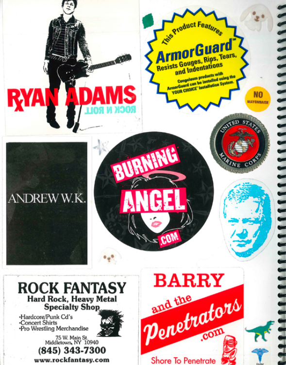 Page #11 - Sticker Collection (Morgan Jesse Lappin)