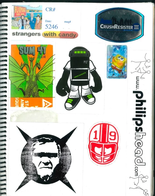 Page #14 - Sticker Collection (Morgan Jesse Lappin)