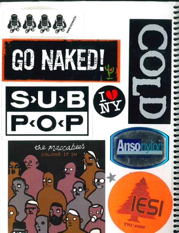 Page #16 - Sticker Collection (Morgan Jesse Lappin)