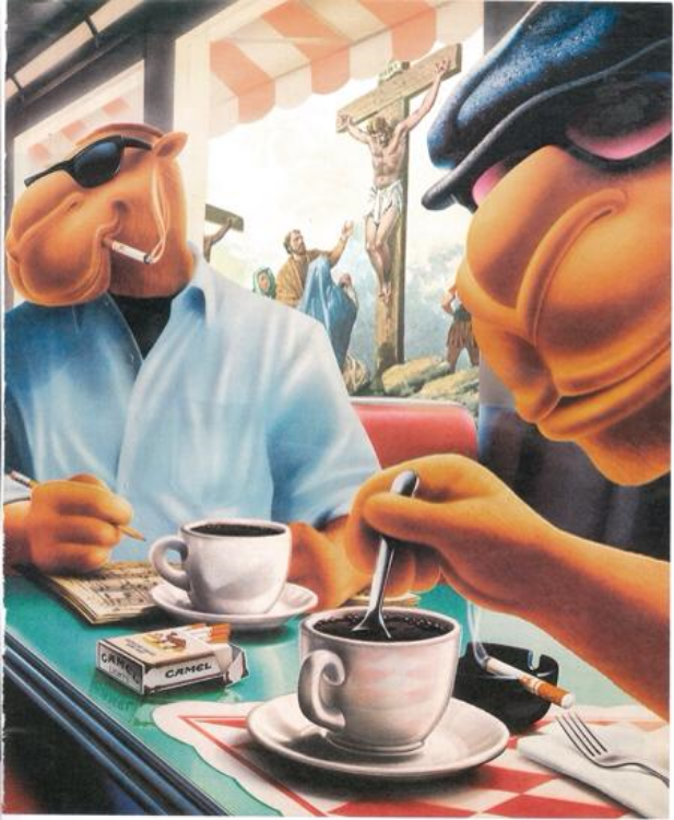 Crucifixion is a Drag (Physical Collage - 2014)