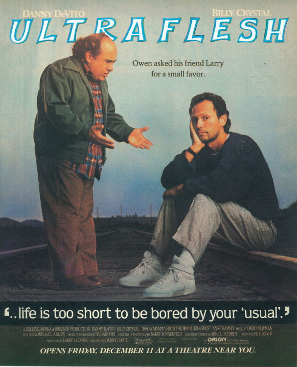 Ultra Flesh/Staring Danny DeVito and Billy Crystal (Physical Collage - 20014)