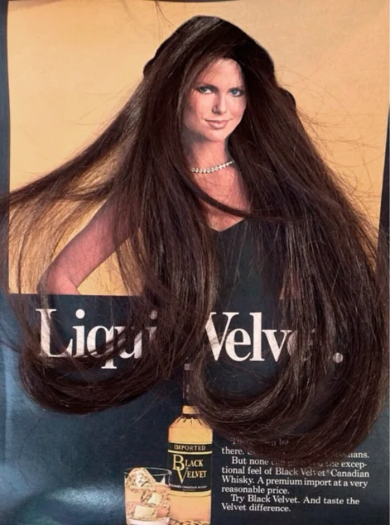Experiments with Hair #1 (Physical Collage - 2014)&nbsp;