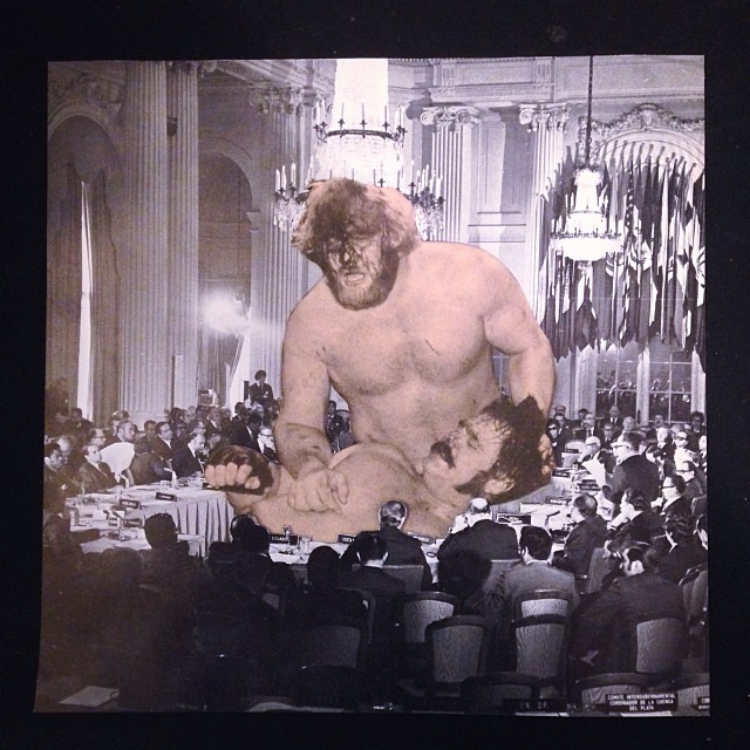 I killed him, FOR YOU! (Failed Physical Collage concept - 2014)