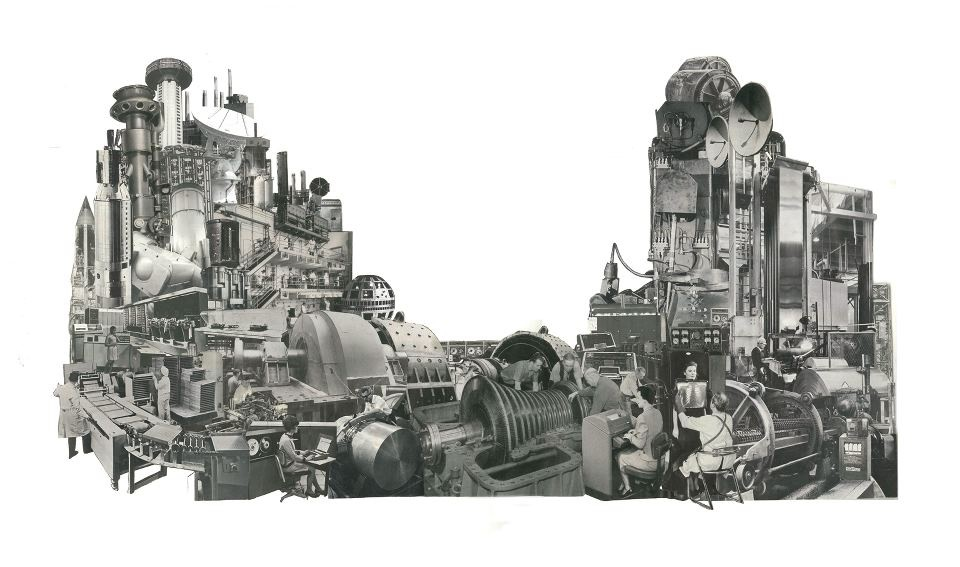 The Machine II (Physical Collage - 2013) [SOLD]