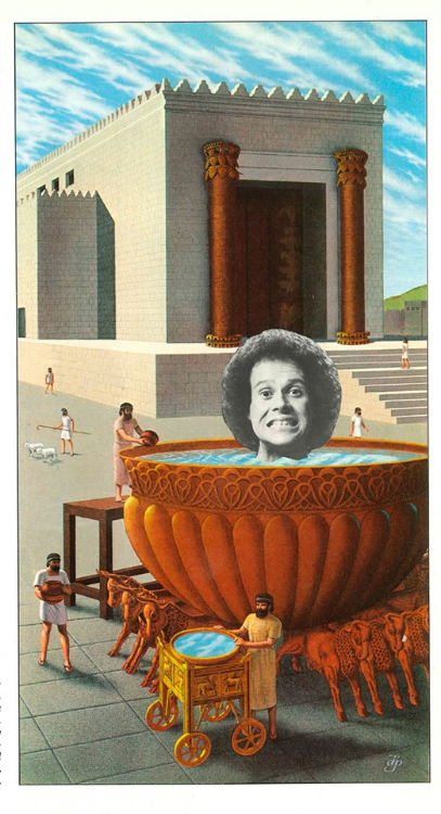 This water is FREEZING: Starring Richard Simmons (Physical Collage - &nbsp;2013)