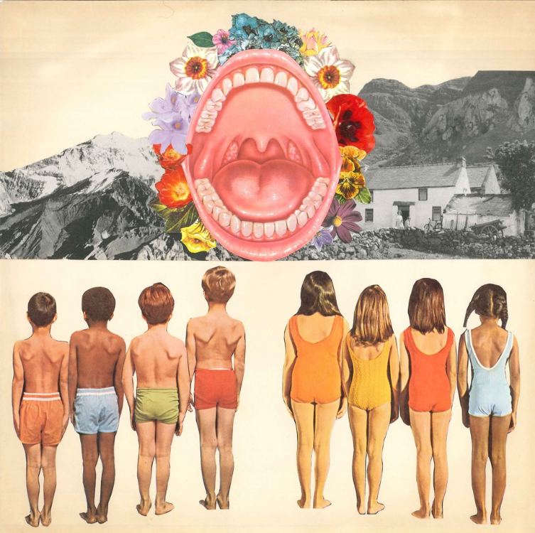 Mongo Drain Mouth/Voice of Treason (Physical Collage - 2013)