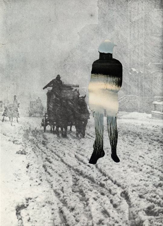 Indian Winter (Physical Collage - 2012)