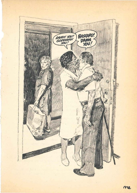 Bastard! Damn you! (Physical Collage - 2012)