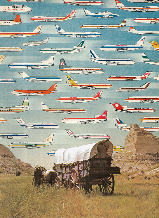 Over There Yonder (Physical Collage - 2015)