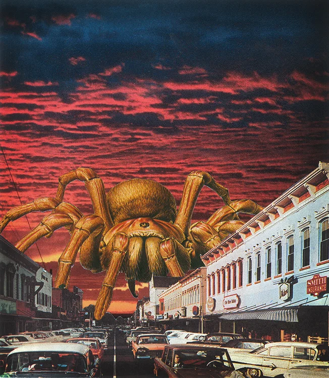 It Came from the Desert (Physical Collage - 2015) [SOLD]