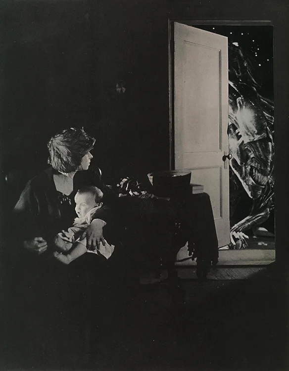 Somebody's Knockin' at the Door (Physical Collage - 2015)