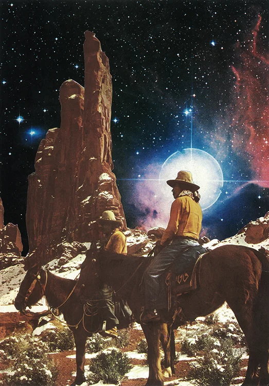 Pico's 56th Adventure (Physical Collage - 2015)