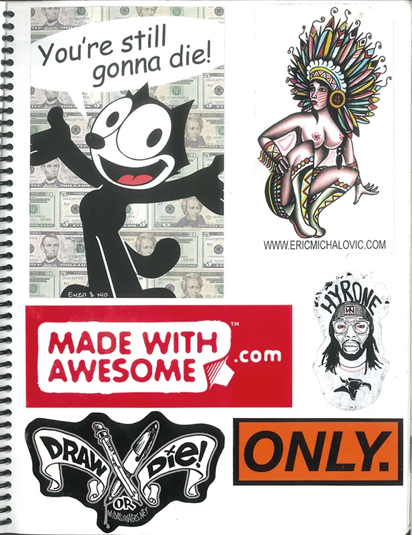 Page #54 - Sticker Collection