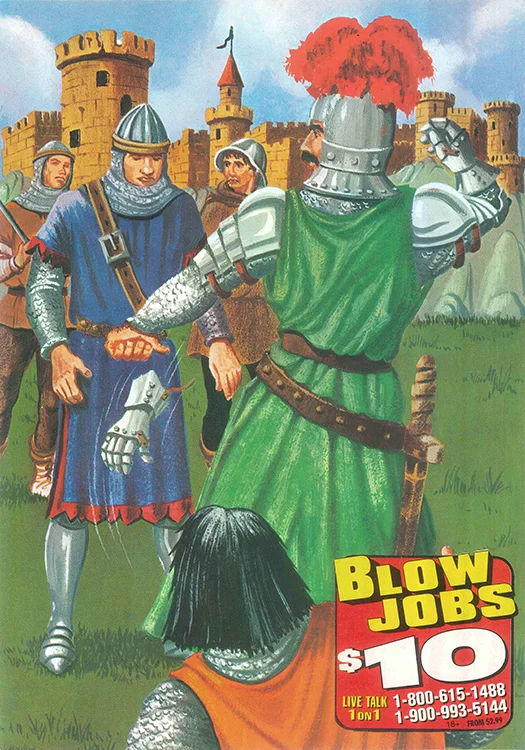 Blow Jobs $10: Variation #1 (Analog Collage - 2016)