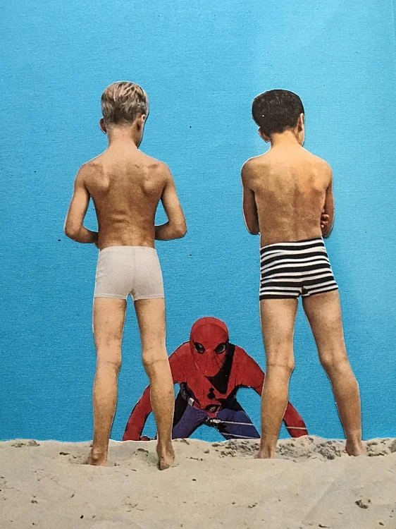 Spiderman? (Analog Collage - 2017)