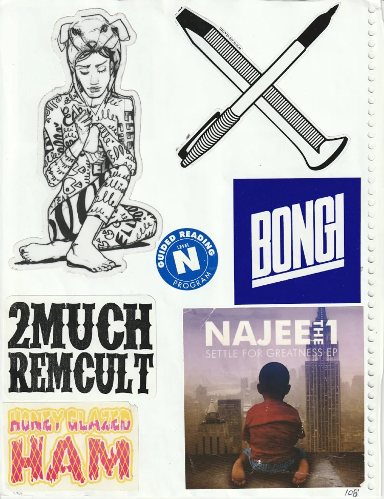 Page #103 - Sticker Collection (Morgan Jesse Lappin)