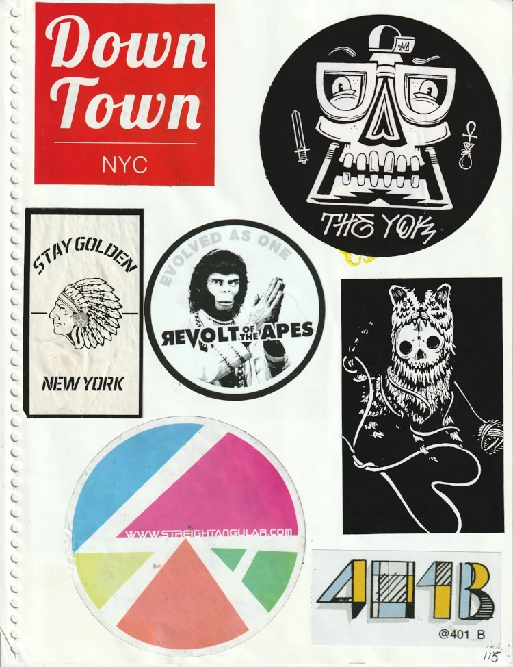 Page #110 - Sticker Collection