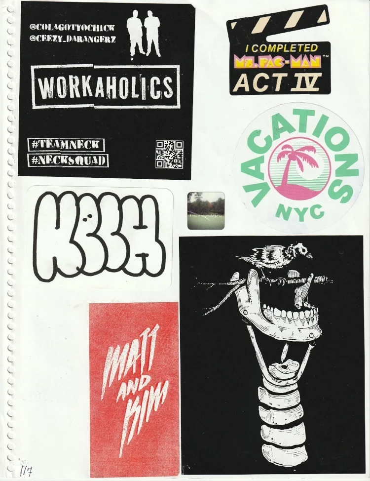 Page #112 - Sticker Collection