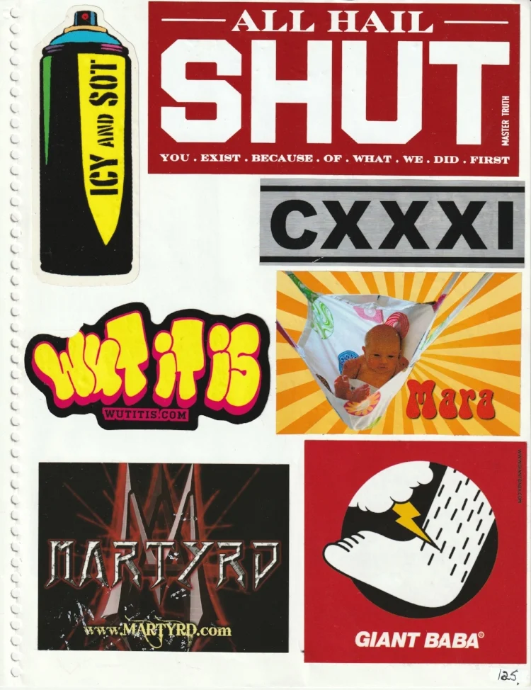 Page #120 - Sticker Collection