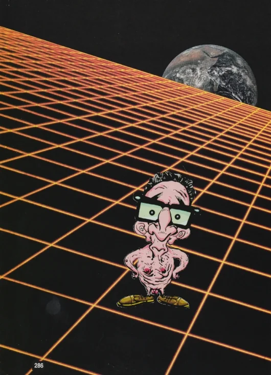 Sol Rosenberg Lost in a Time Warp (Analog Collage - 2017)