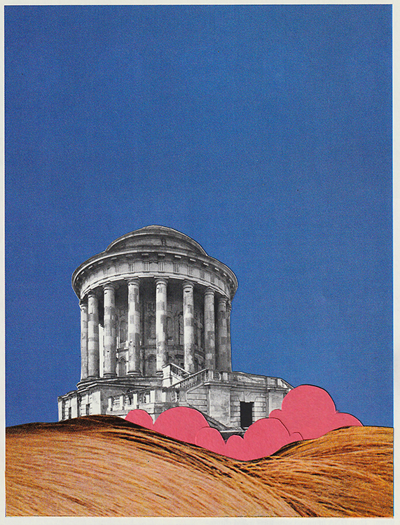 Xaxor's Headquarters (Analog Collage - 7" x 10" - 2018)