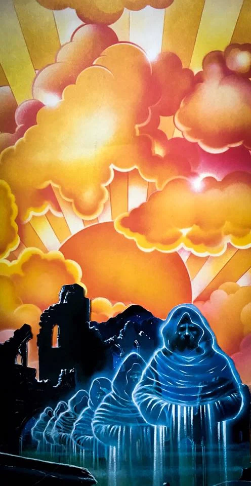 The Ones Who Help to Set The Sun (analog collage)