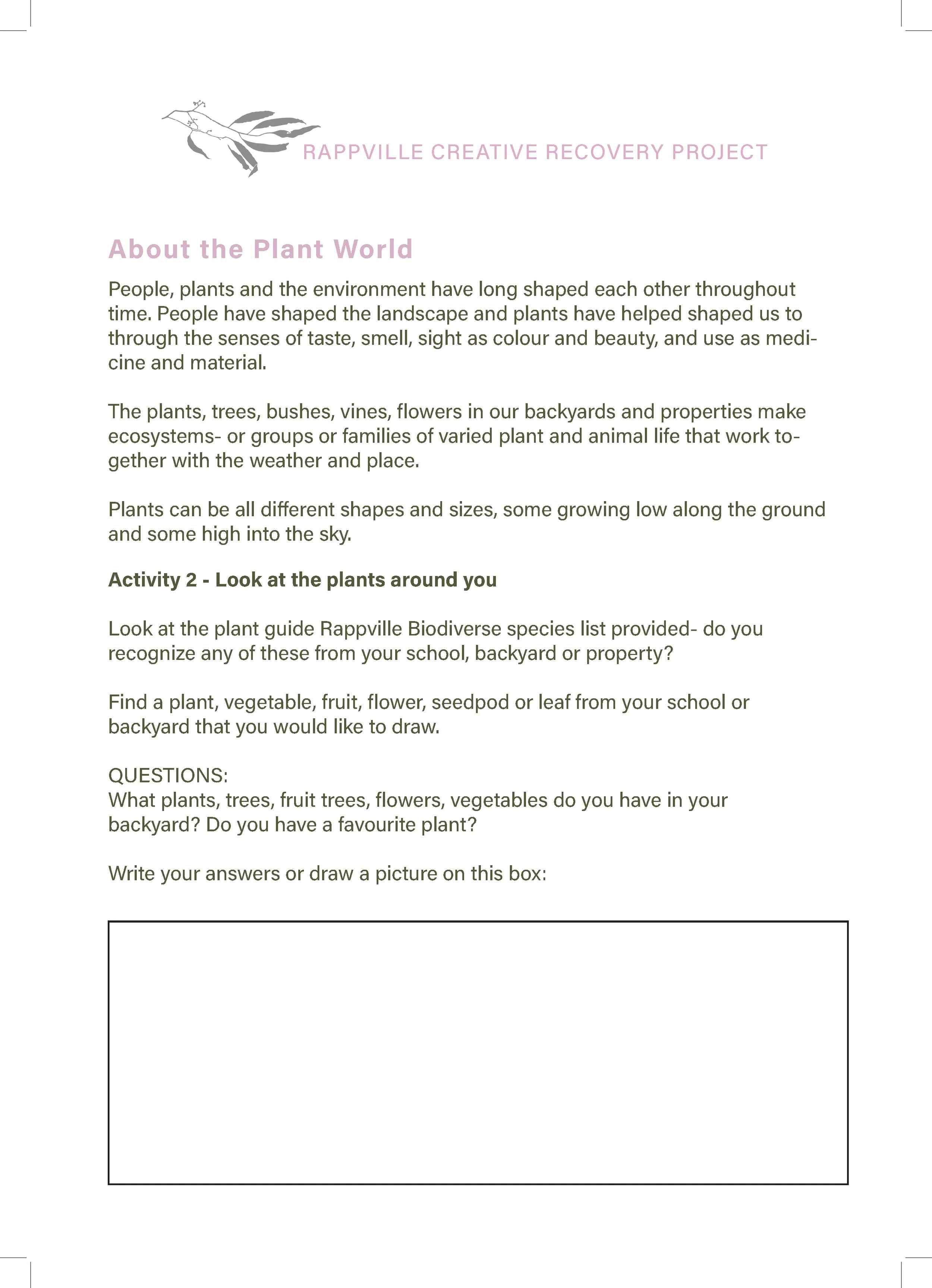 Take home workshops