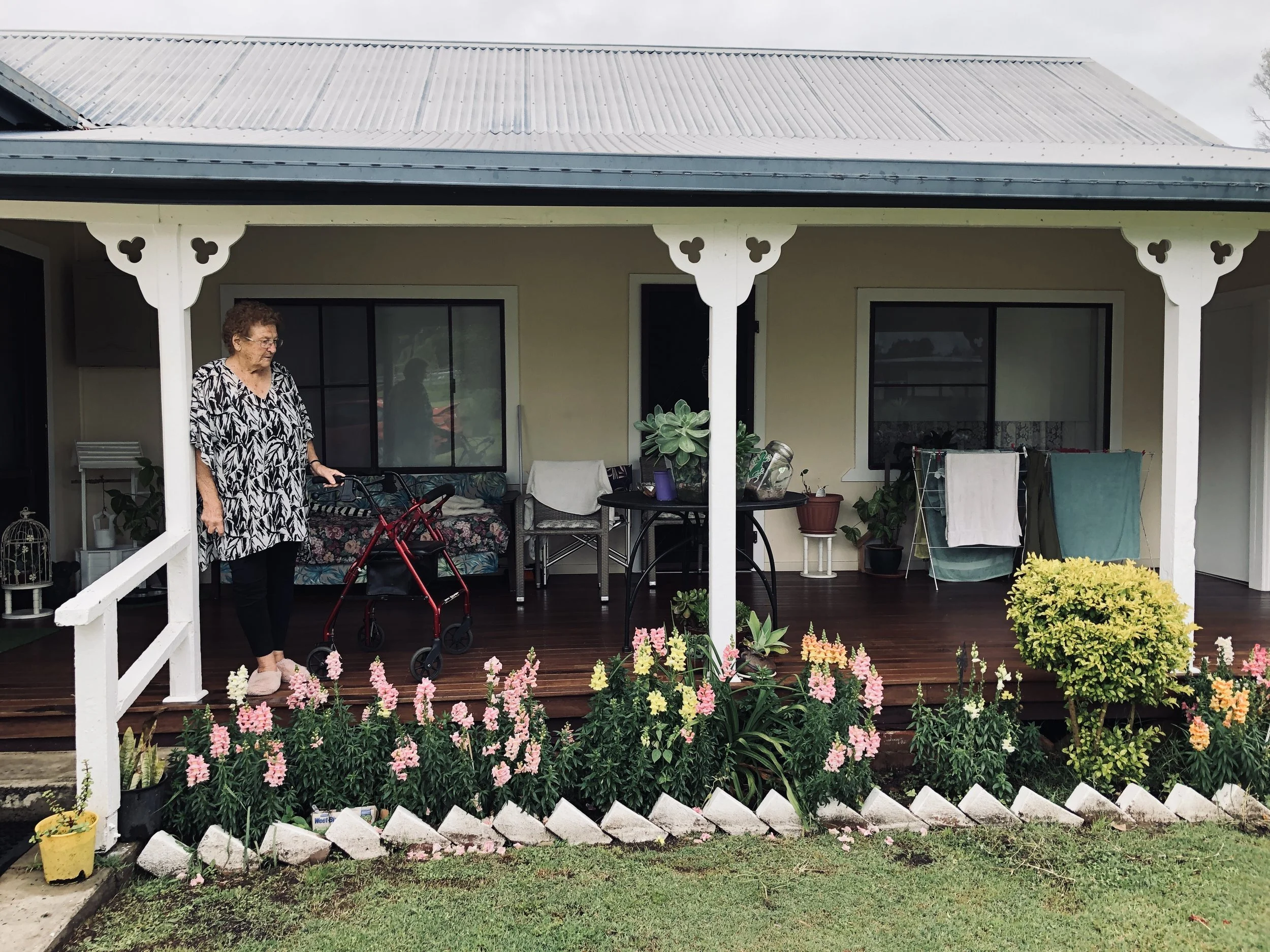 Molly McLellan's Front porch flowers
