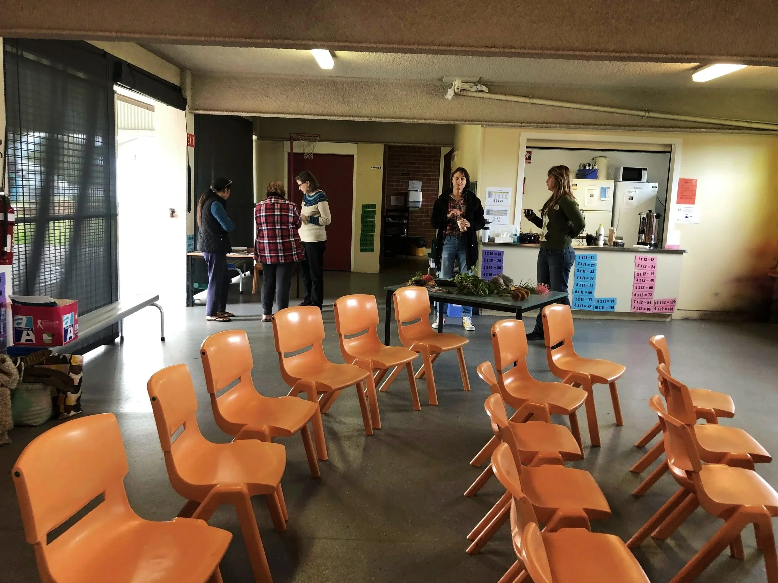 Setting up for workshops