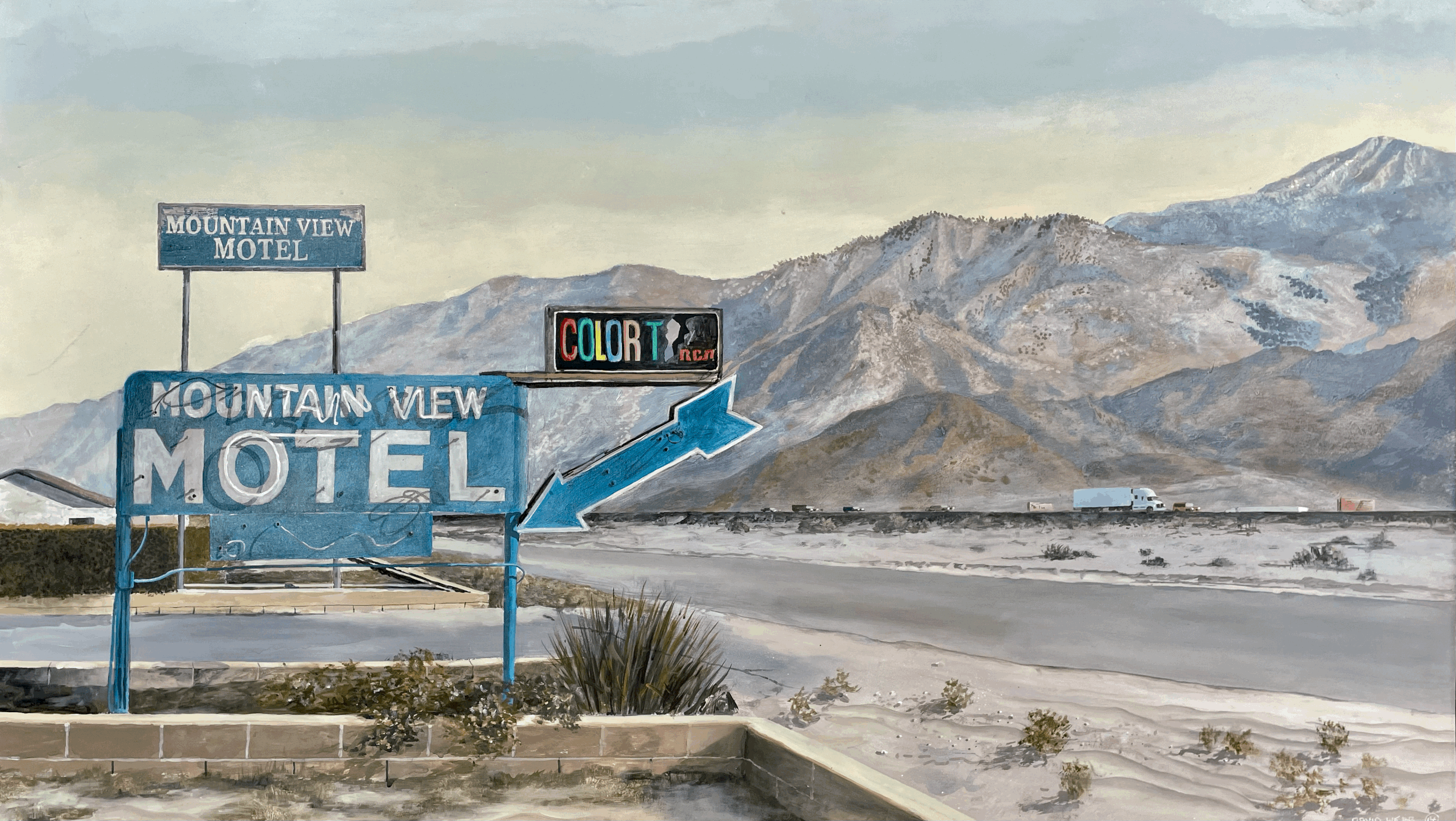 Mountain View motel, Banning, CA