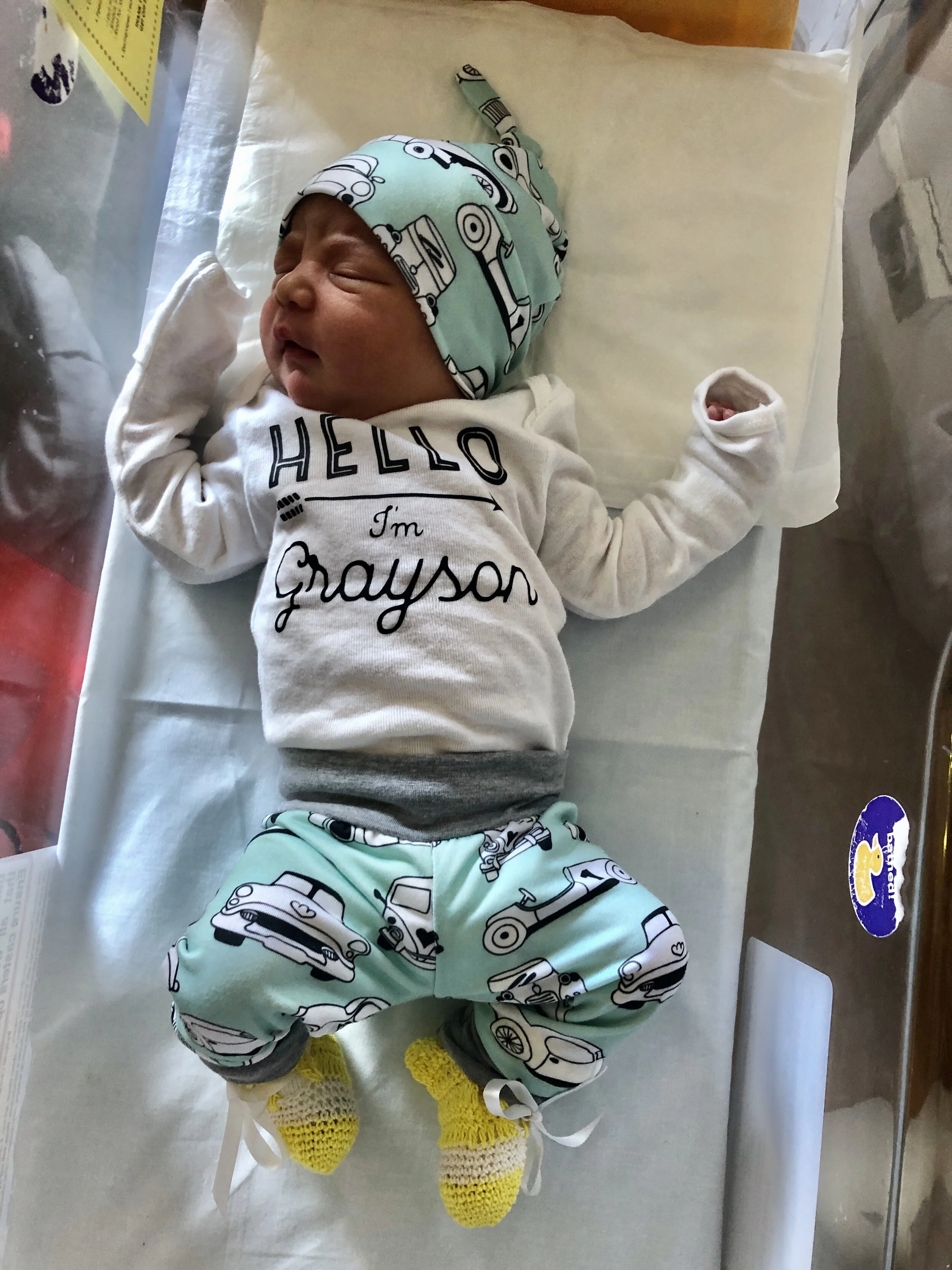#167 – Welcome Baby Grayson