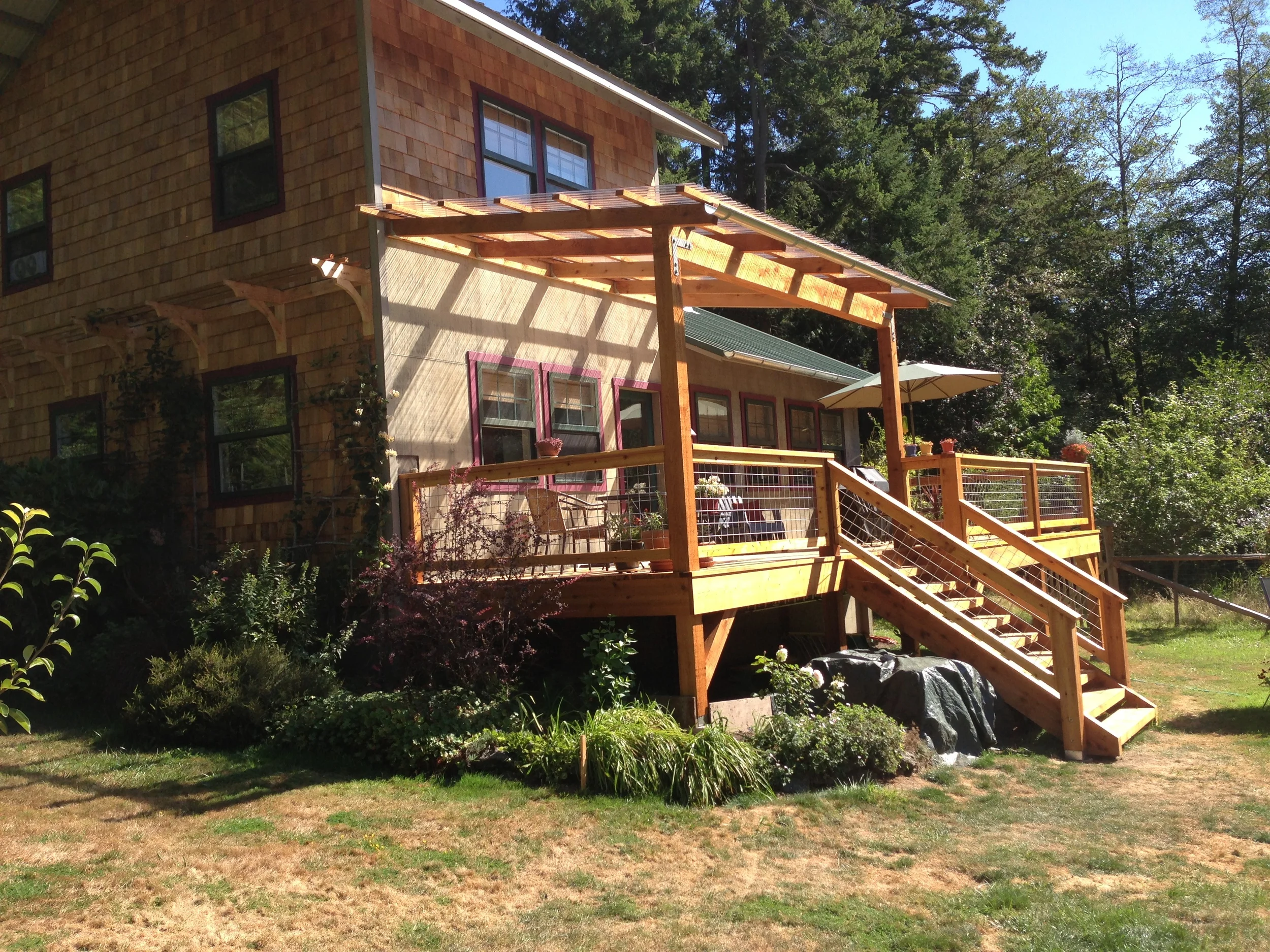 mt woolard cedar deck