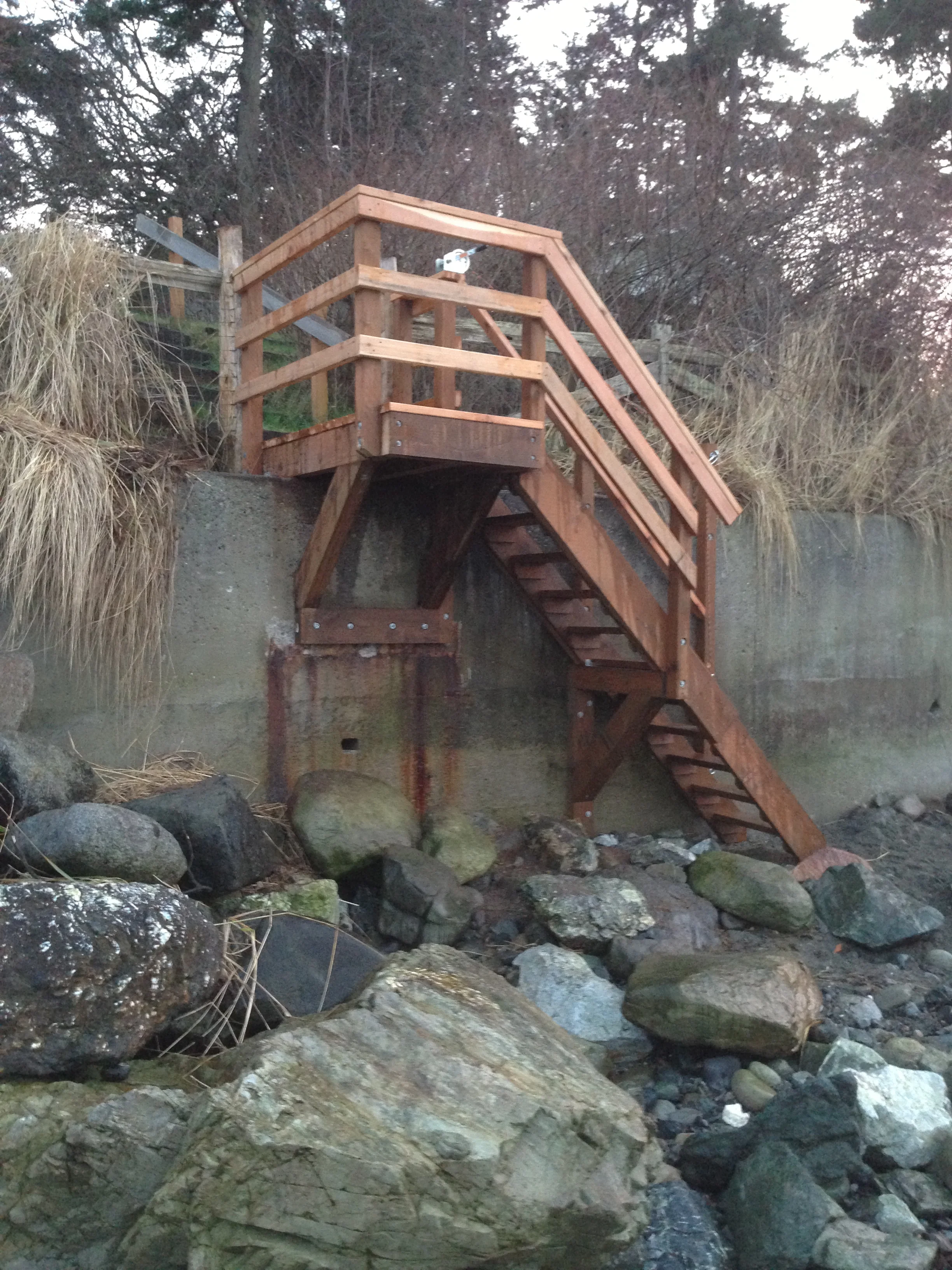 folding beach stair
