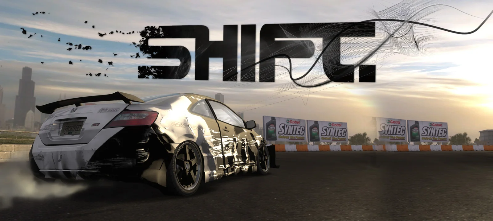 Concept of in-game title screen.
