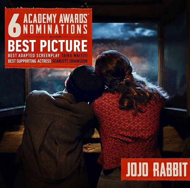 #JojoRabbit&nbsp; is nominated for 6 #AcademyAwards for Best Picture, Best Adapted Screenplay, Best Supporting Actress - Scarlett Johansson, Best Editing, Best Production Design and Best Costume Design! #OscarNoms &amp; to whole cast, crew and Search