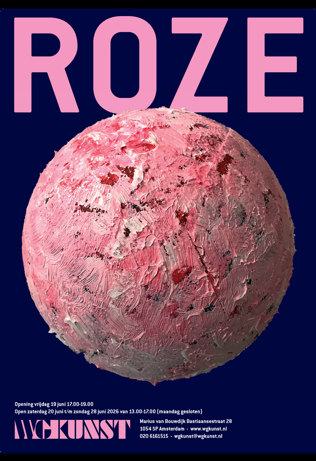 Renske van Driel bij ROZE! groepstentoonstelling WG Kunst