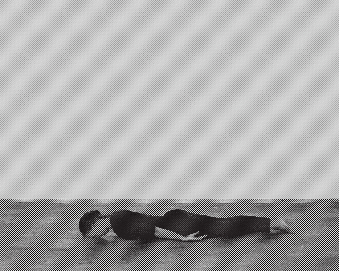 Lay as close to the ground as possible.