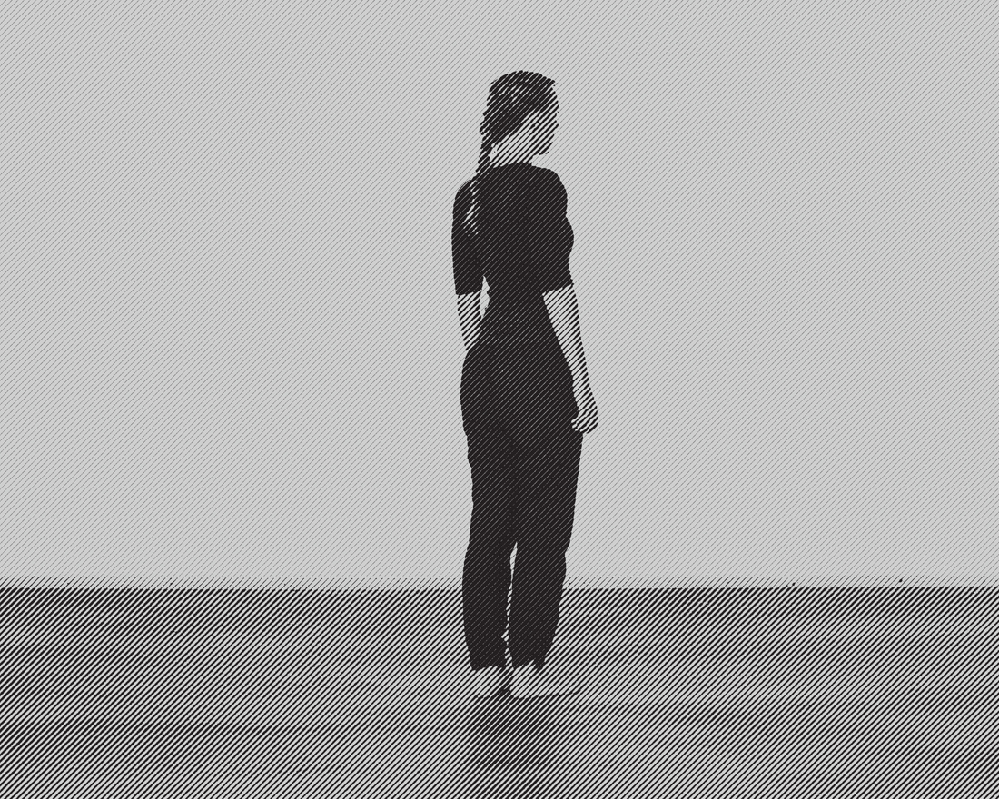 Don't turn your back on it.